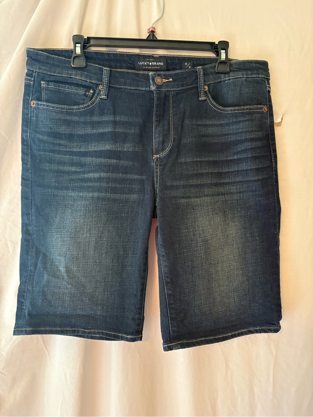 Lucky Brand Women’s Indigo Bermuda Denim Shorts